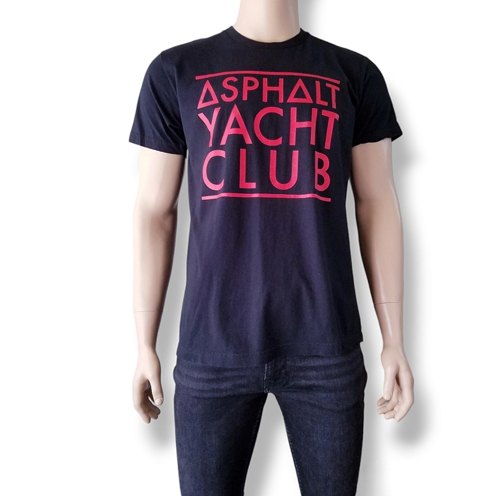 Asphalt Yacht Club X American Apparel Logo Print T-Shirt